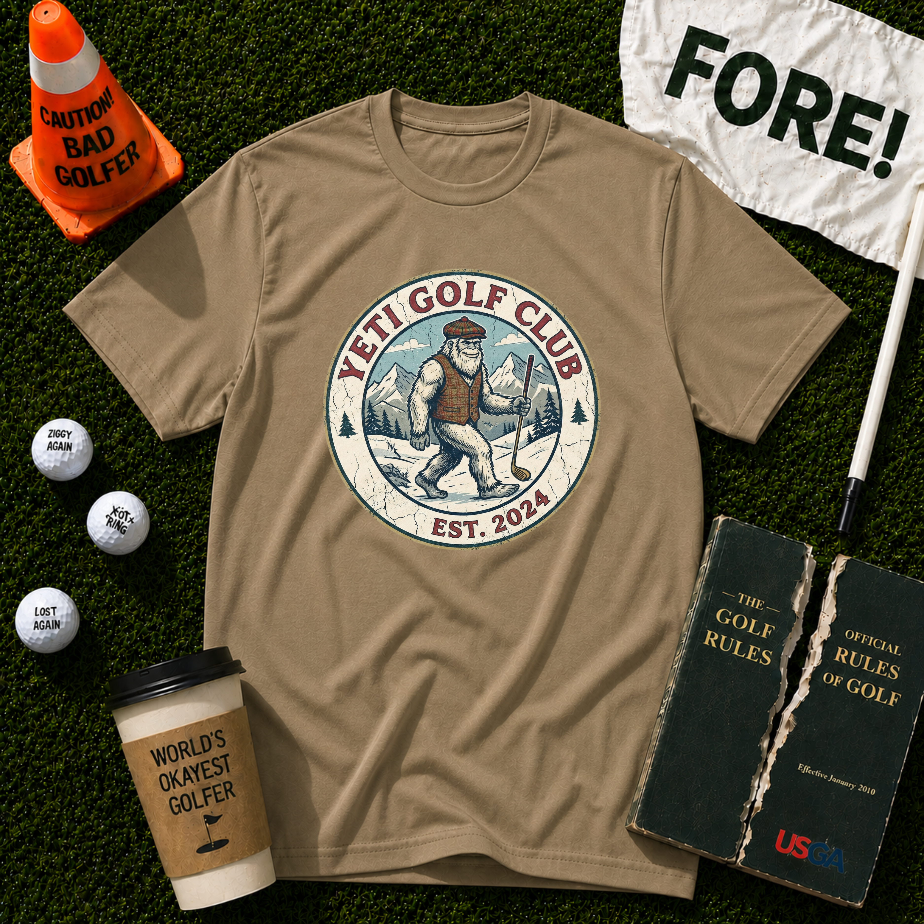 Yeti Golf Club T-Shirt