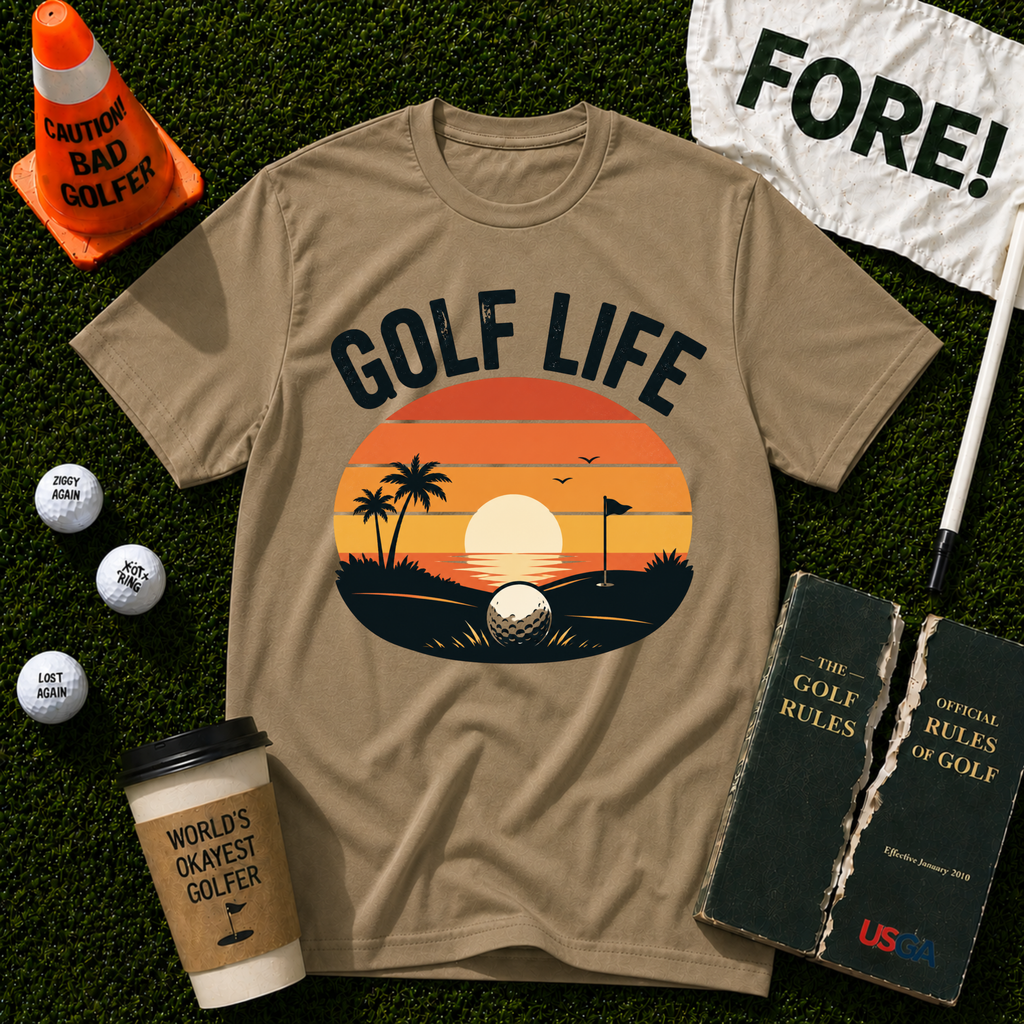 #Golf Life  Tech T-Shirt