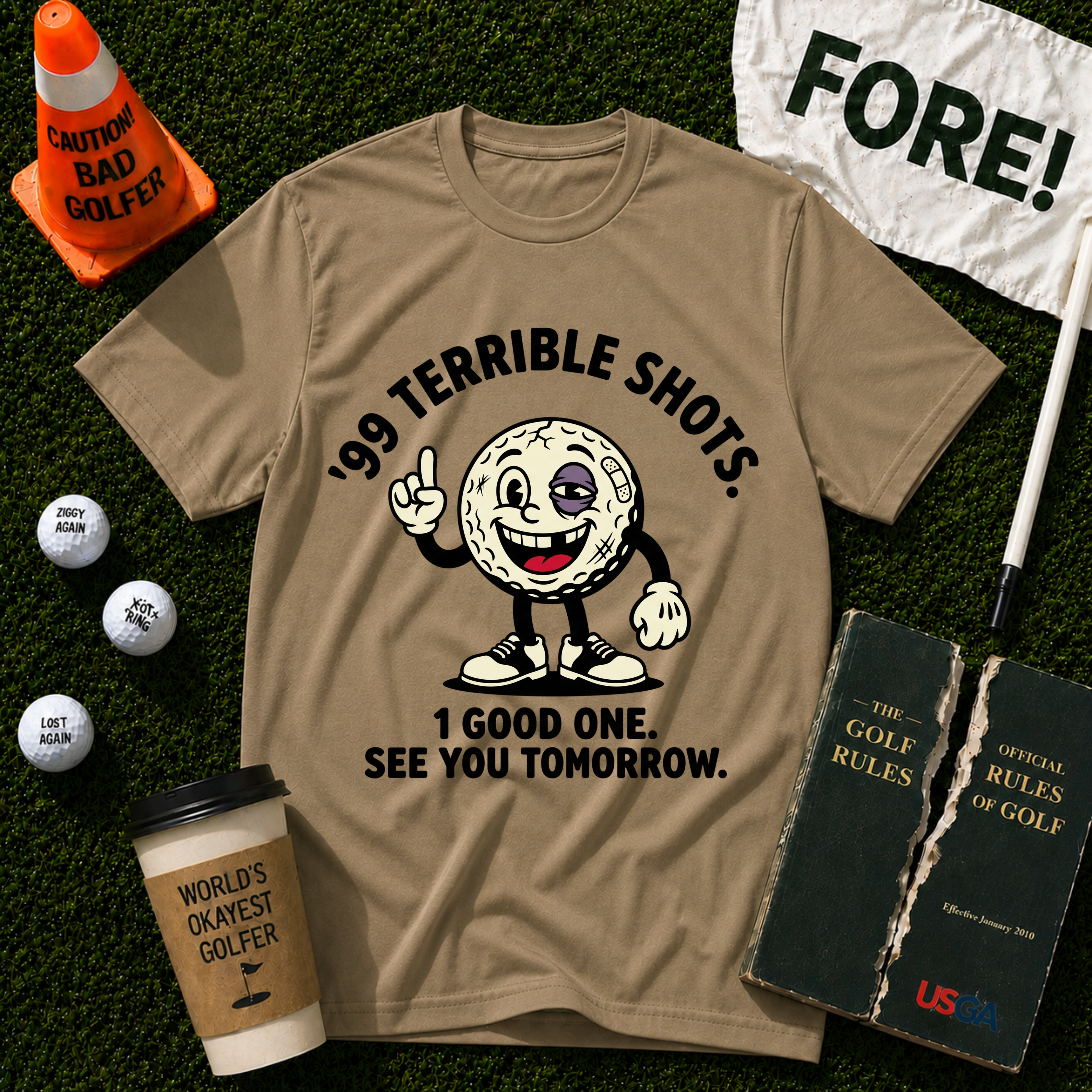 "99 Terrible Shots" T-Shirt