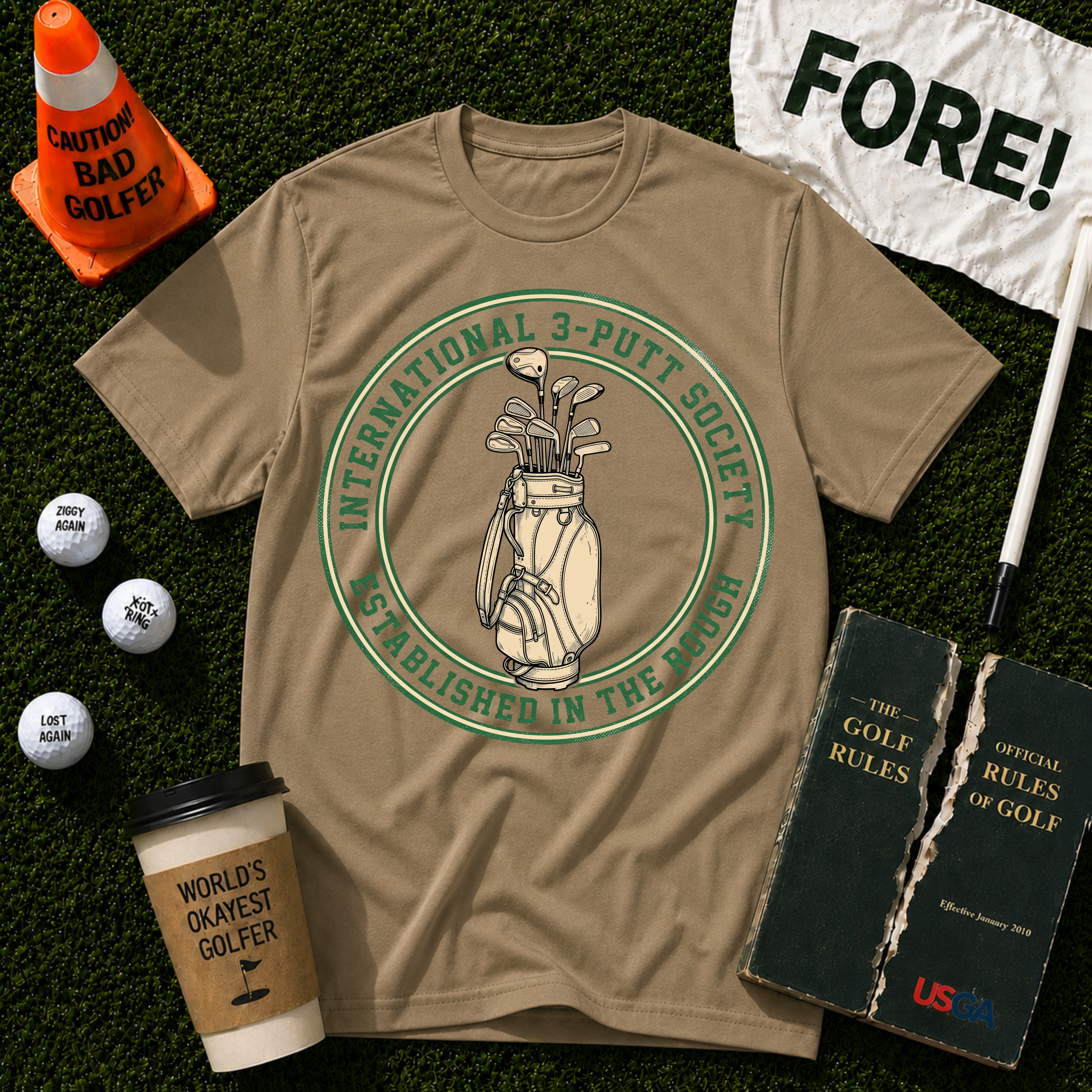 3 Putt Society T-Shirt