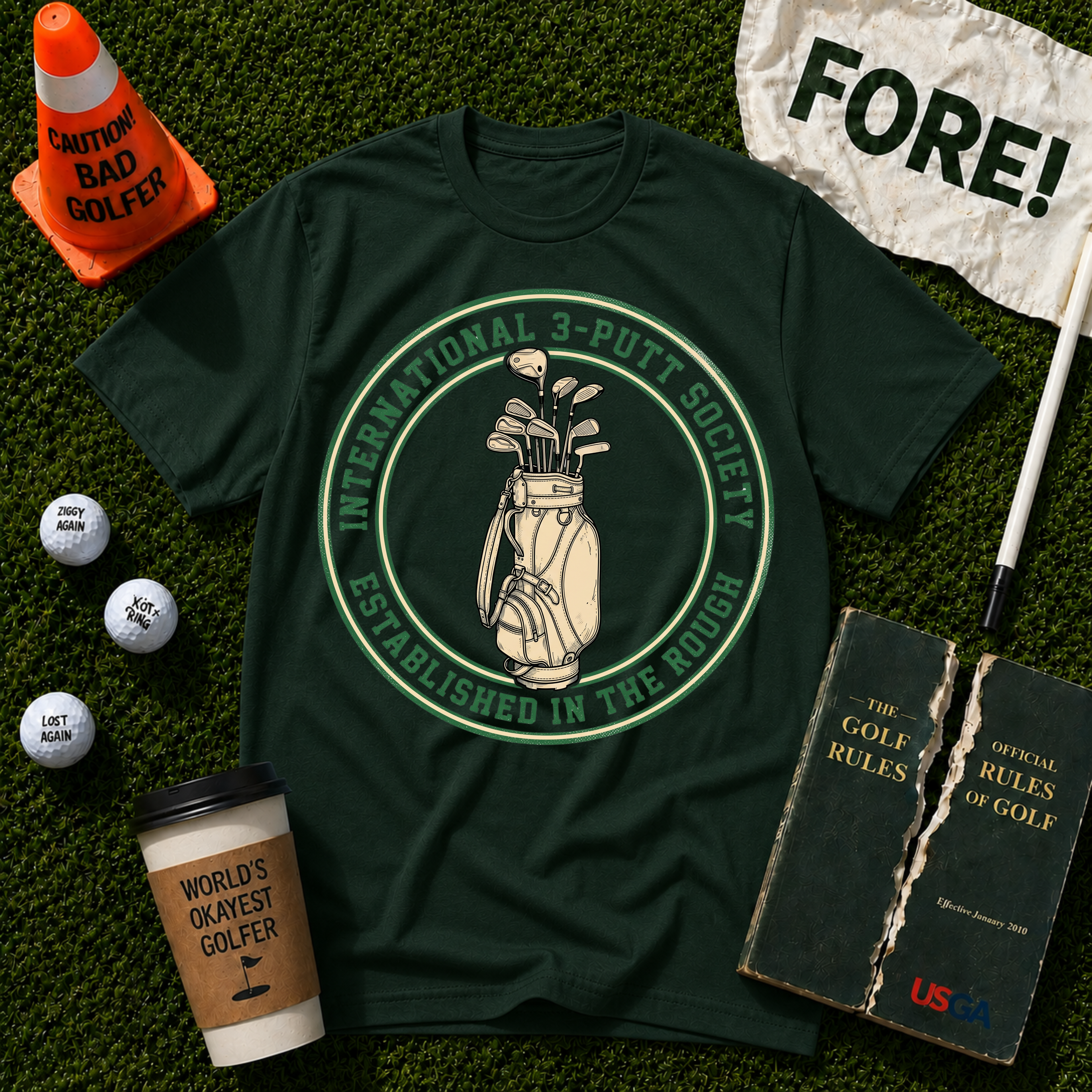 3 Putt Society T-Shirt