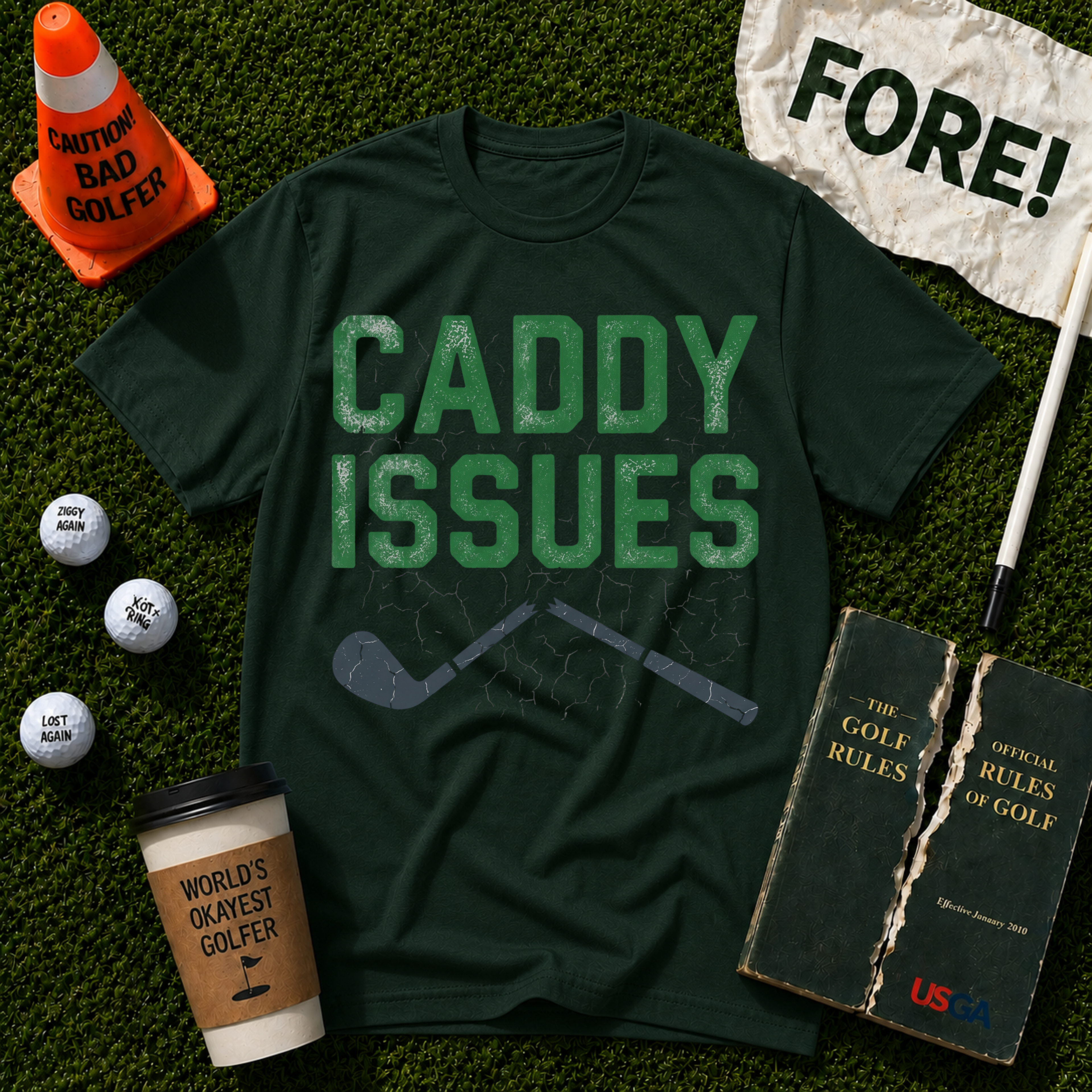 Caddy Issues T-Shirt