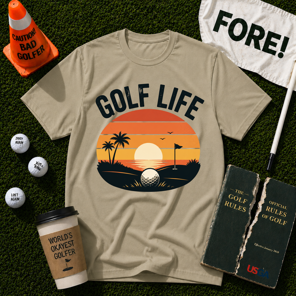 #Golf Life  Tech T-Shirt