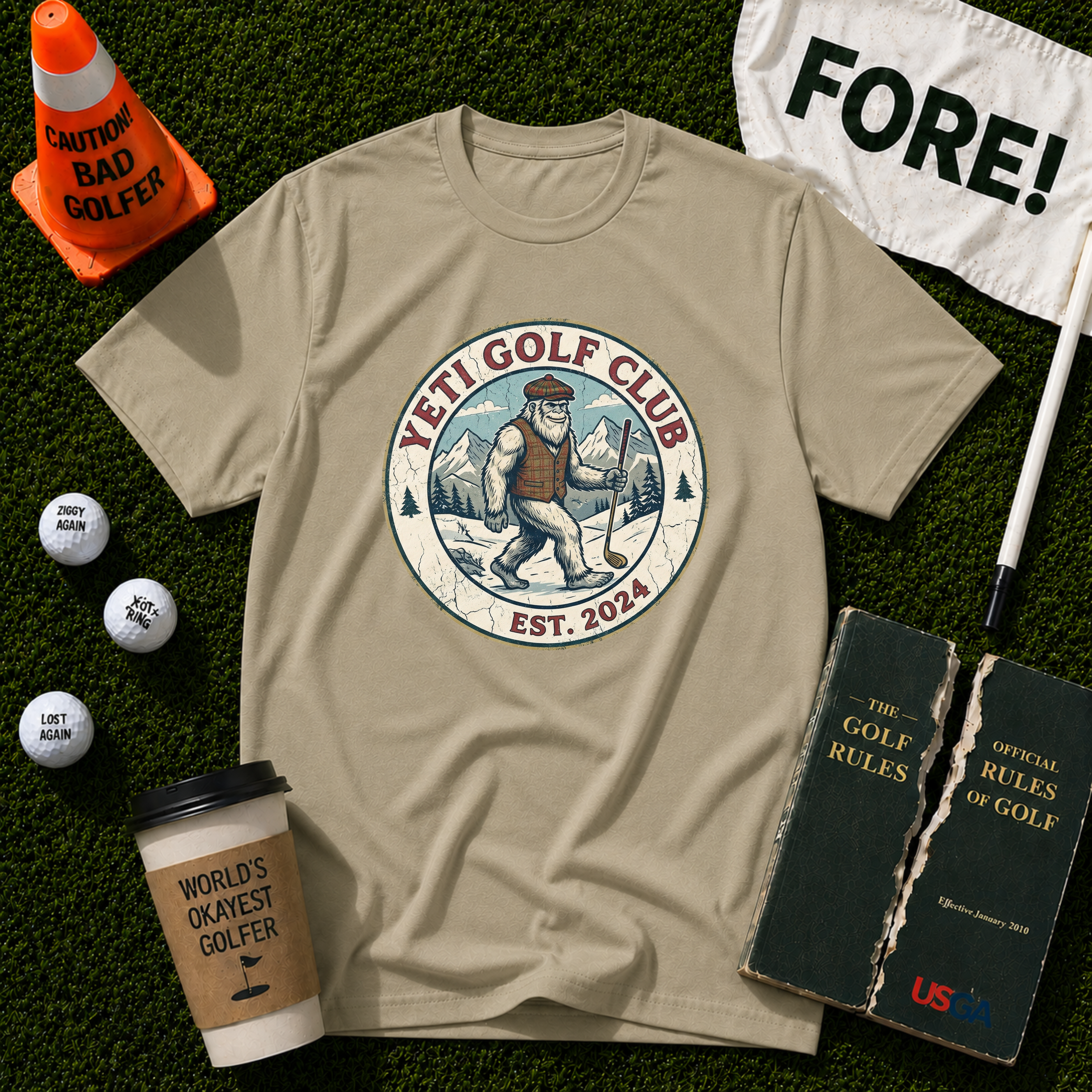 Yeti Golf Club T-Shirt