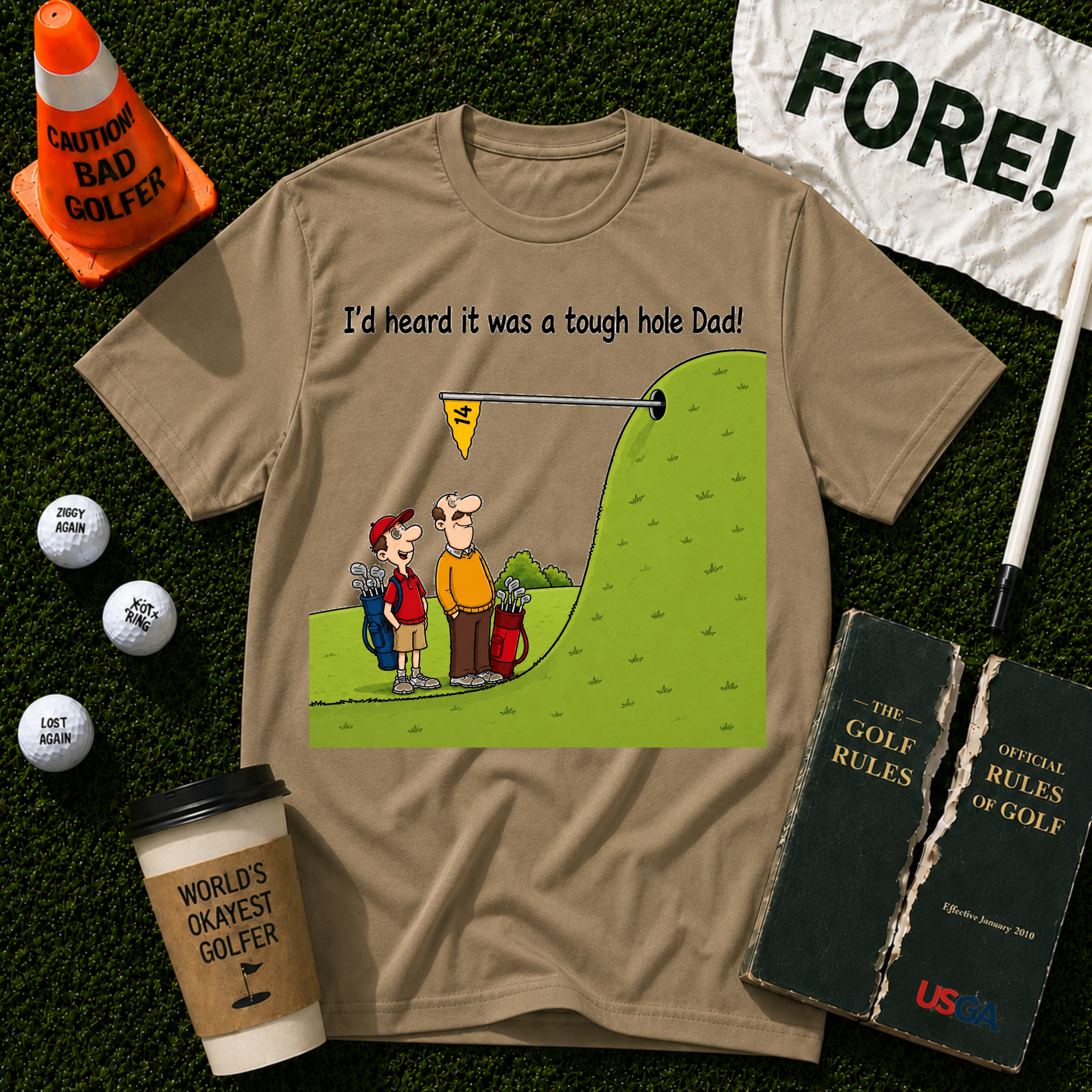 Tough Hole Dad T-Shirt