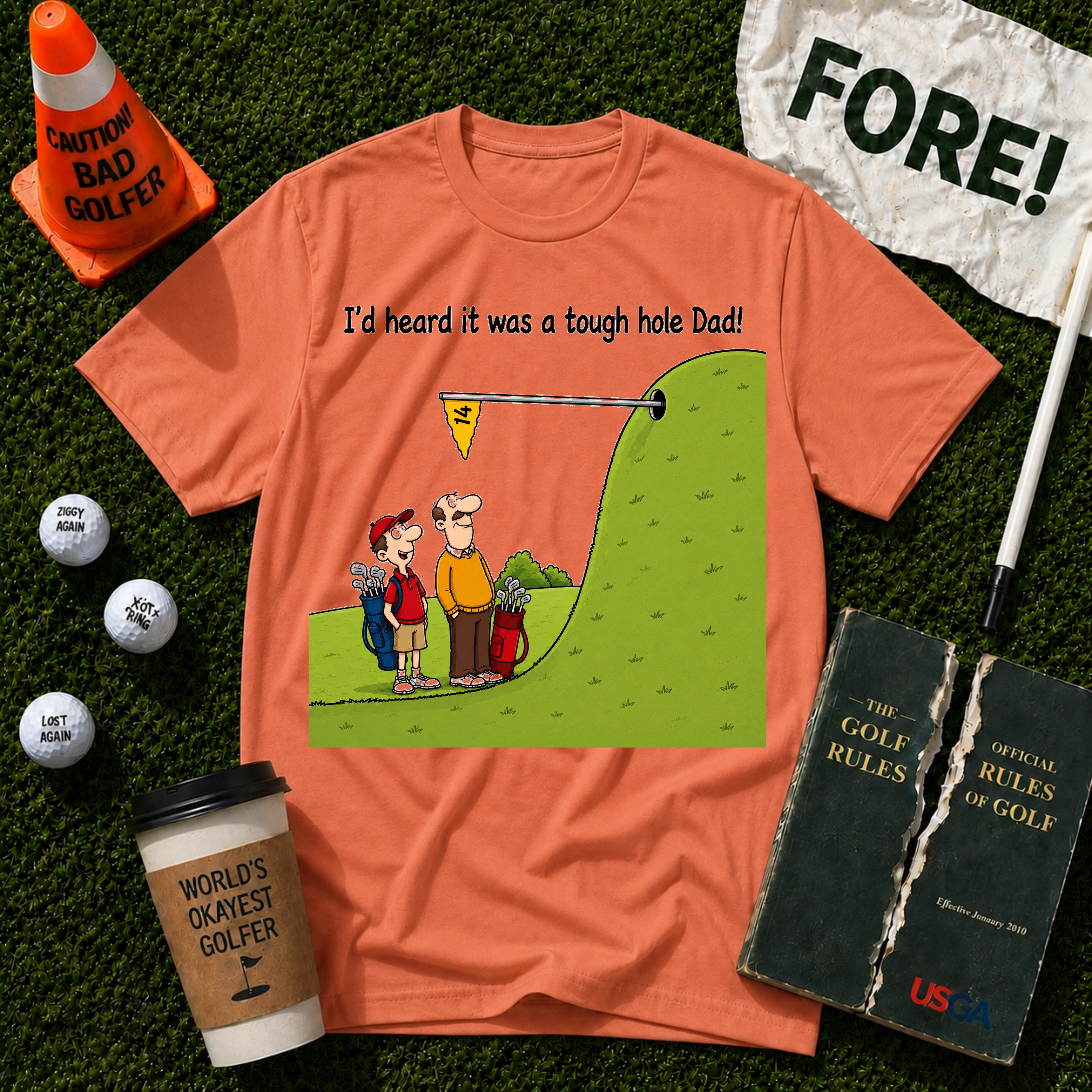 Tough Hole Dad T-Shirt