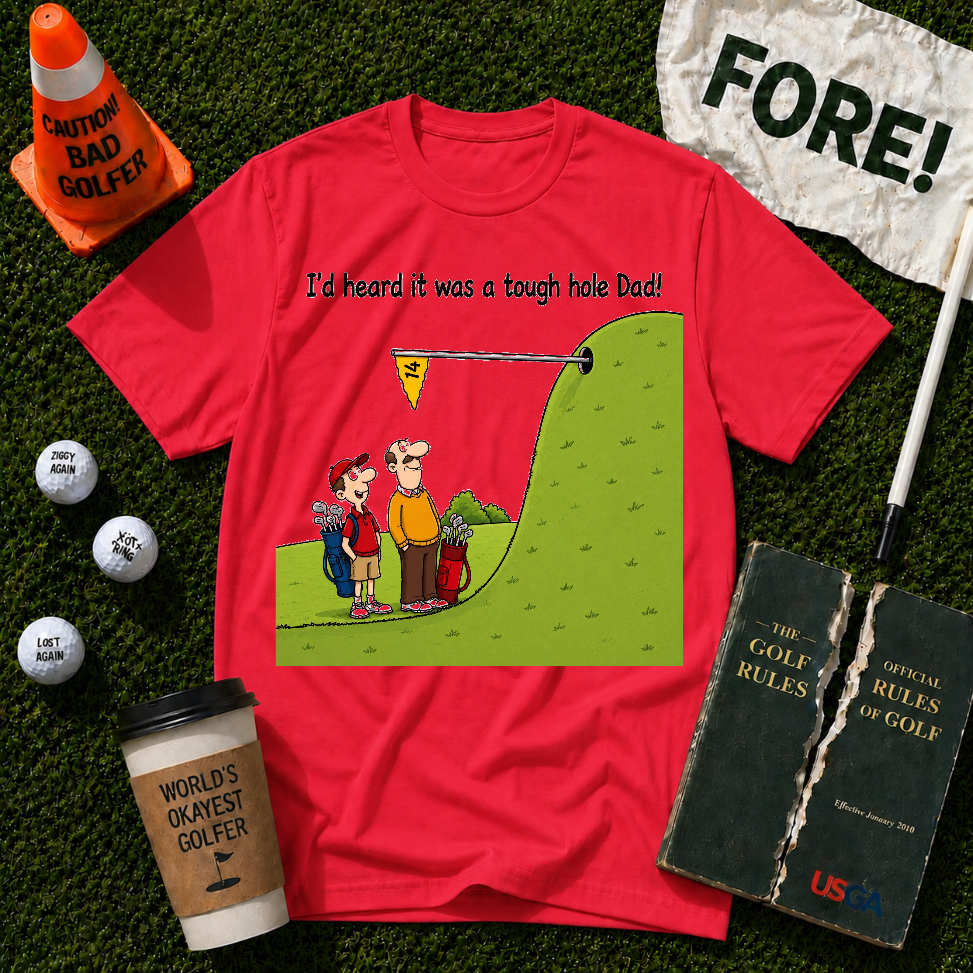 Tough Hole Dad T-Shirt