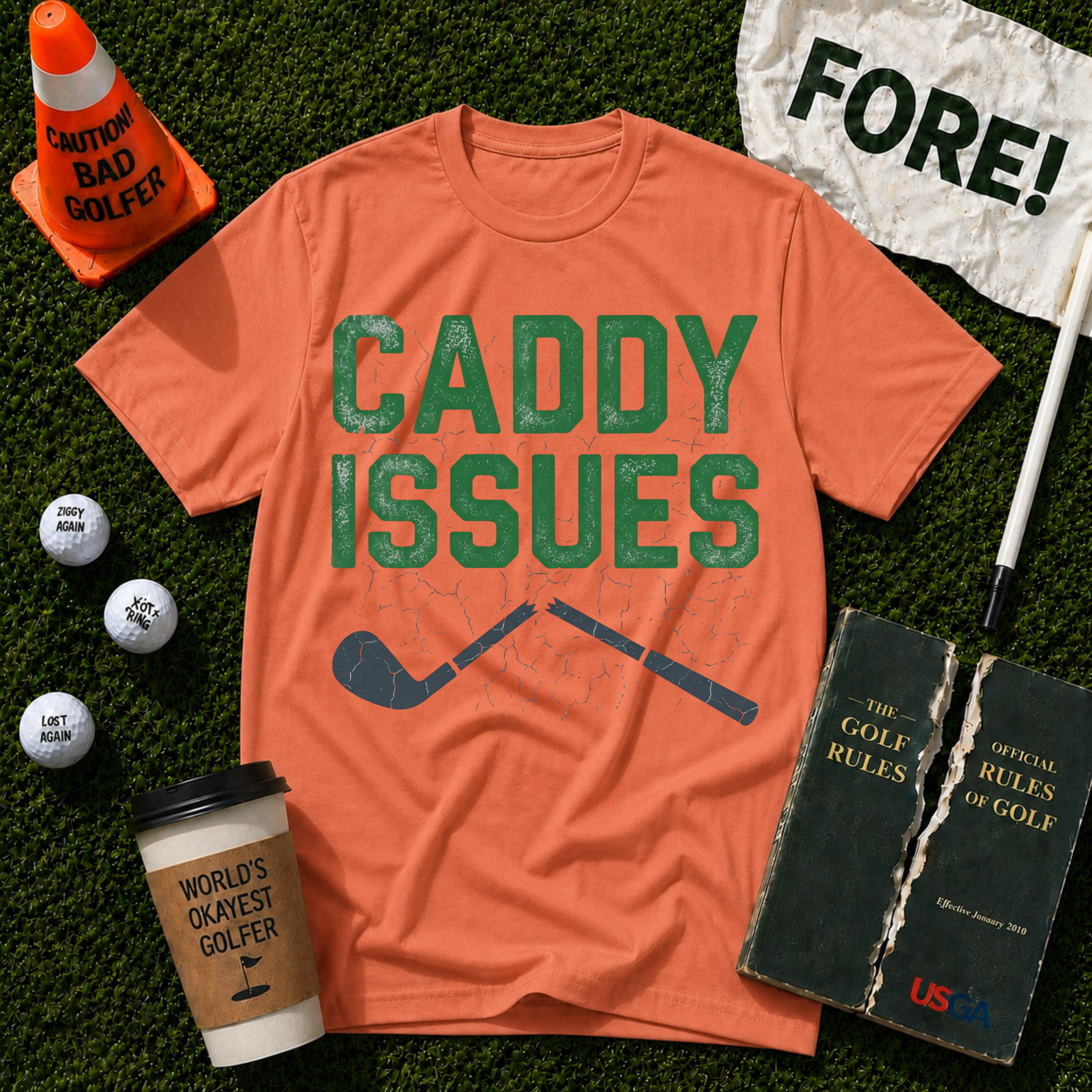 Caddy Issues T-Shirt