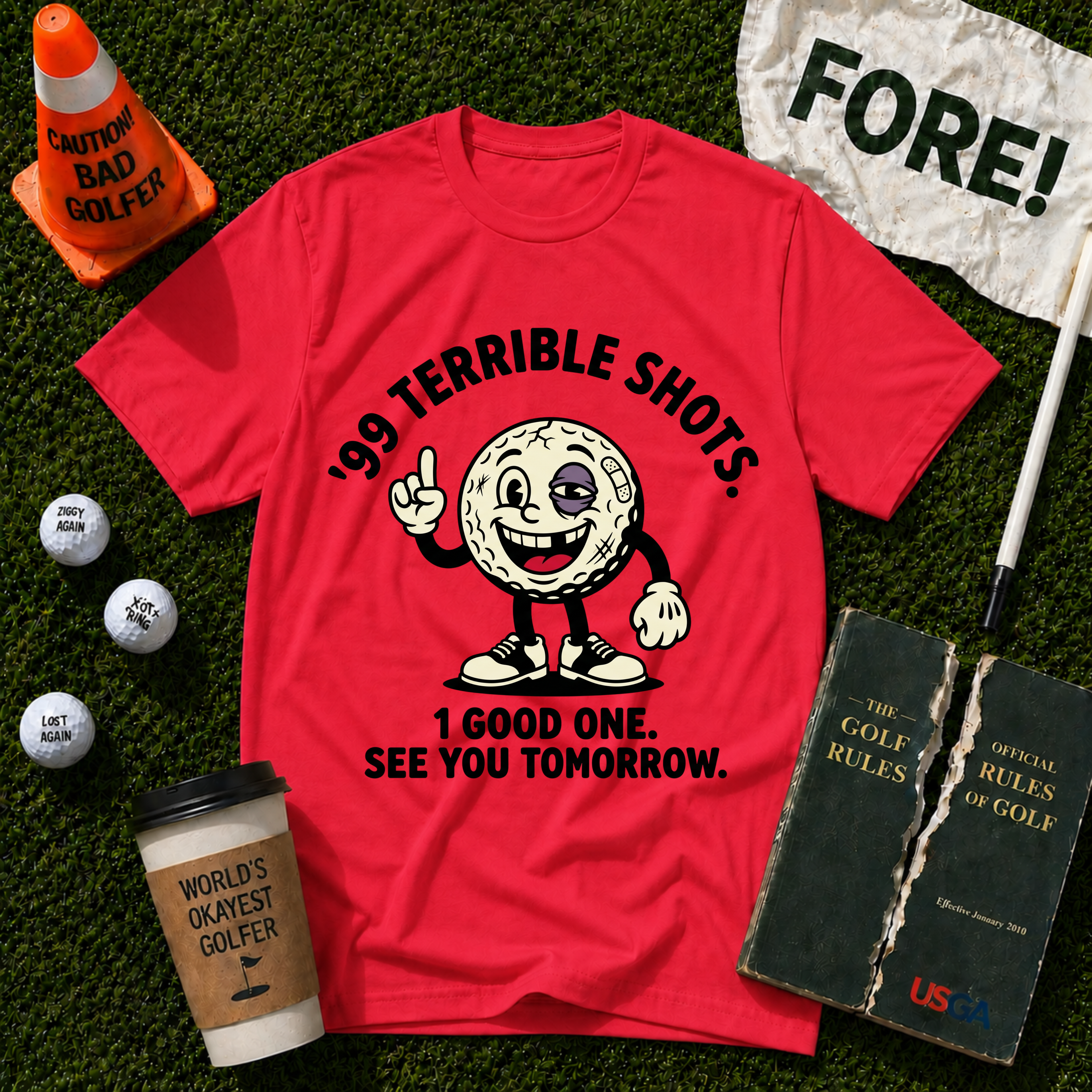"99 Terrible Shots" T-Shirt