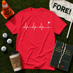 Heartbeat Flag Pole T-Shirt