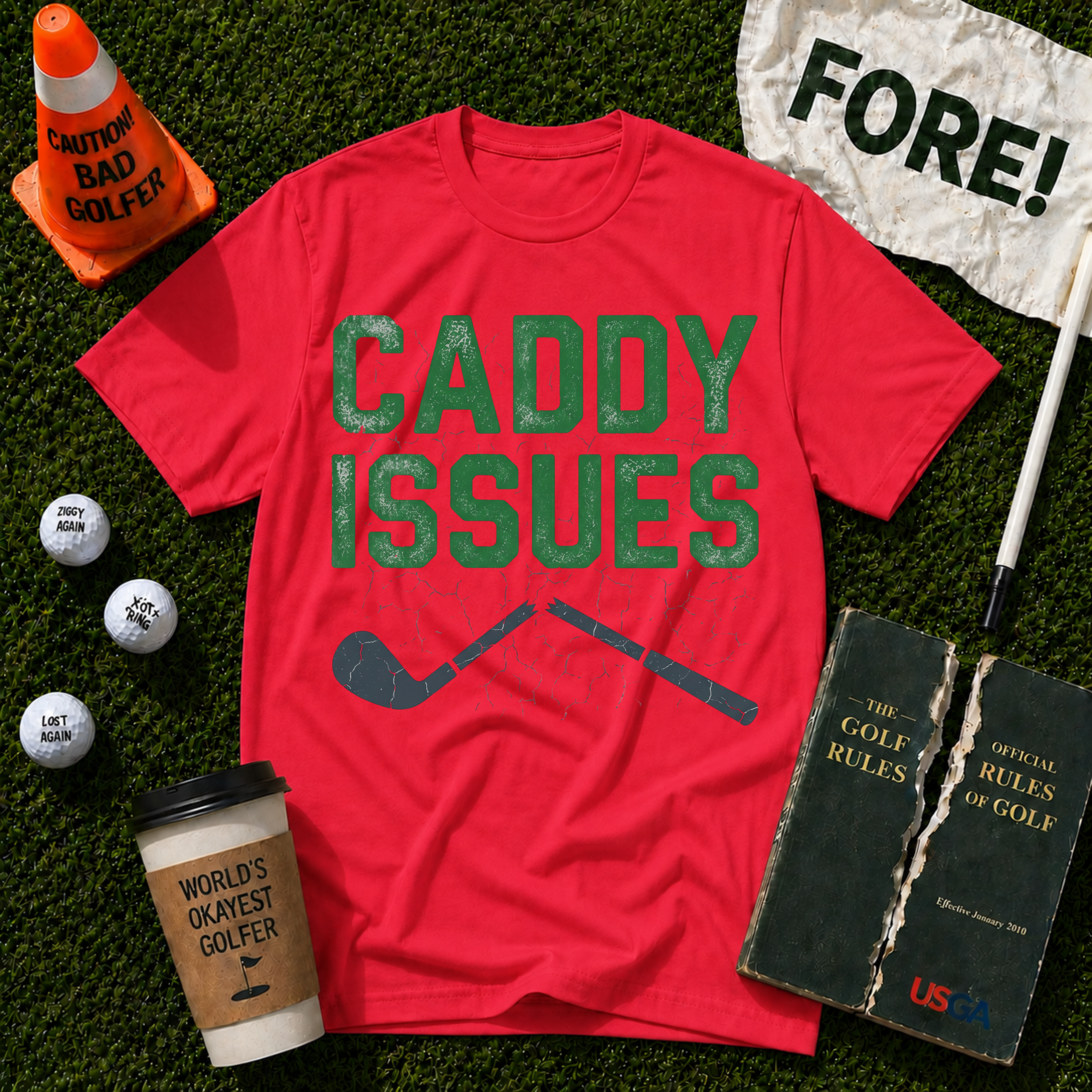 Caddy Issues T-Shirt
