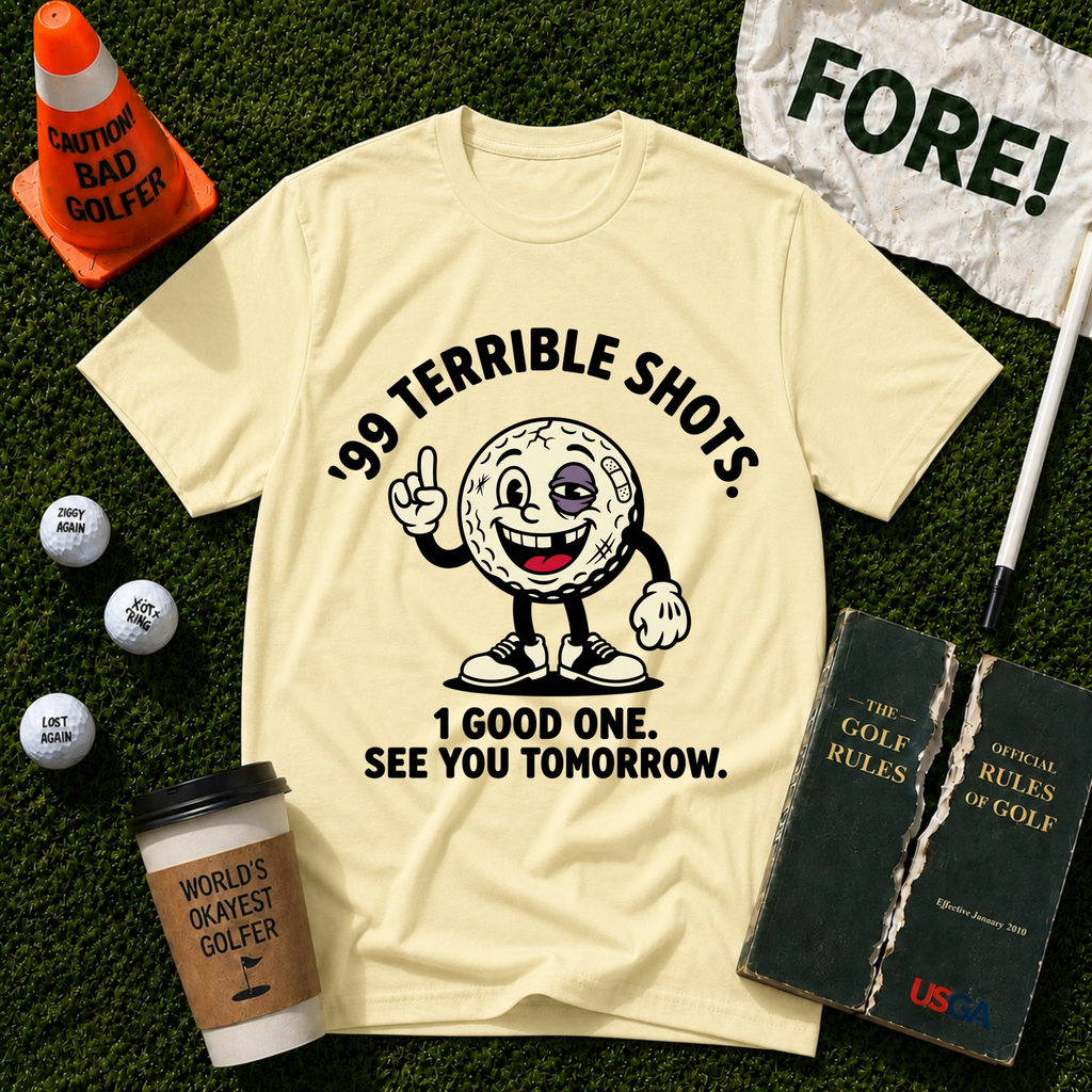 "99 Terrible Shots" T-Shirt