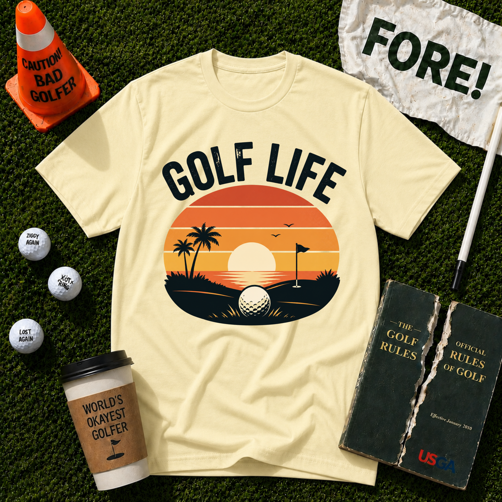 #Golf Life  Tech T-Shirt