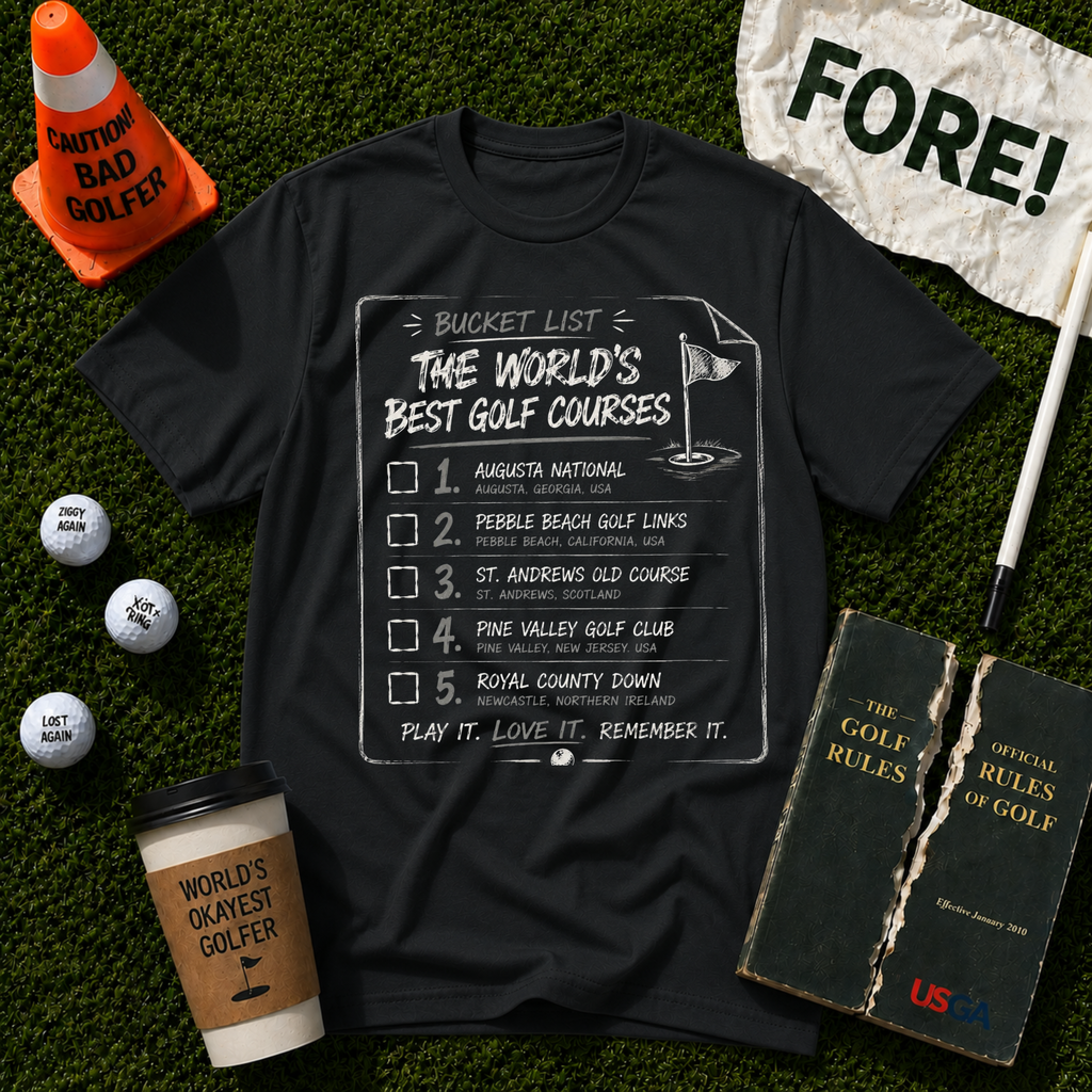 Bucket List Courses T-Shirt