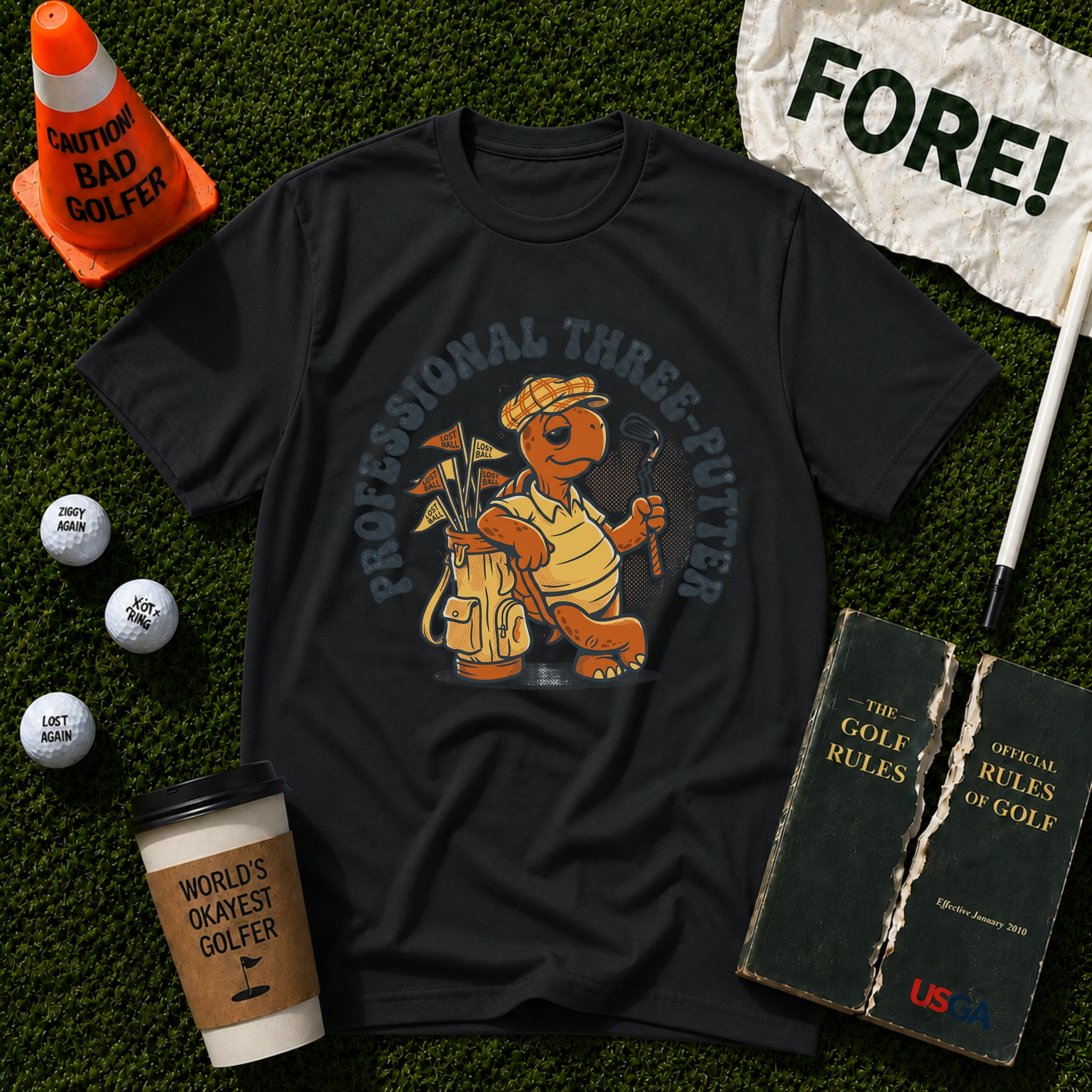 3 Putter T-Shirt