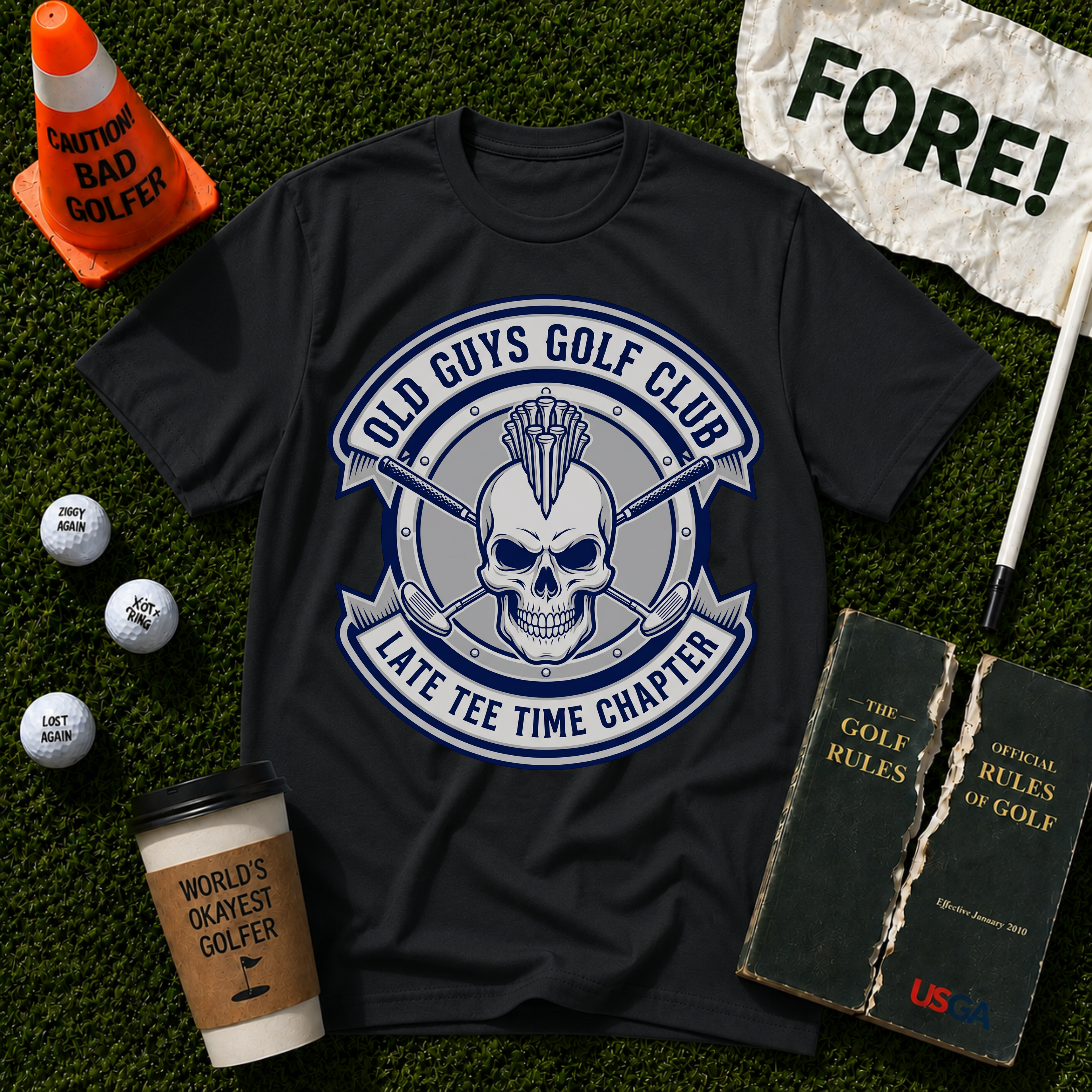 Old Guys Golf Club T-Shirt