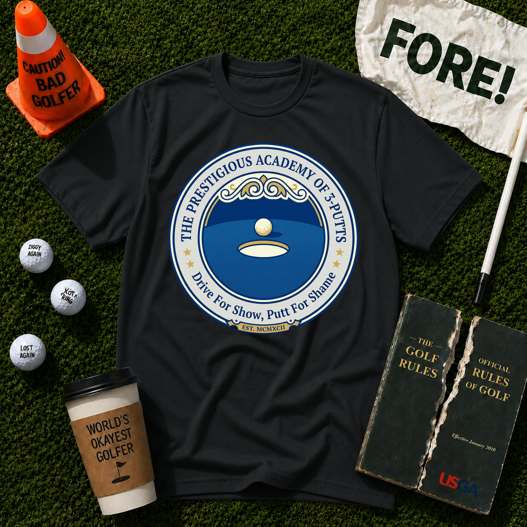 Academy Of Three Putts T-Shirt