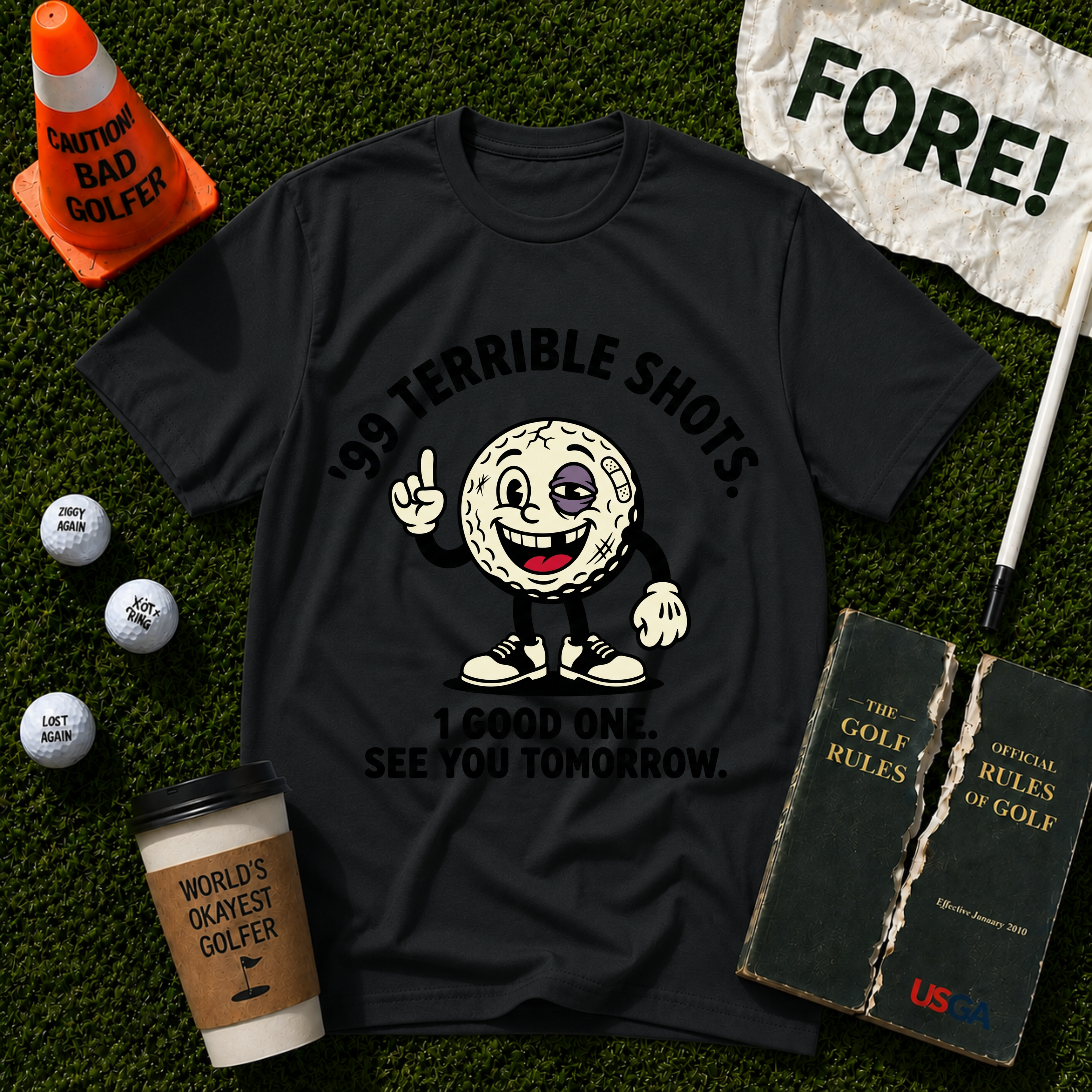 "99 Terrible Shots" T-Shirt