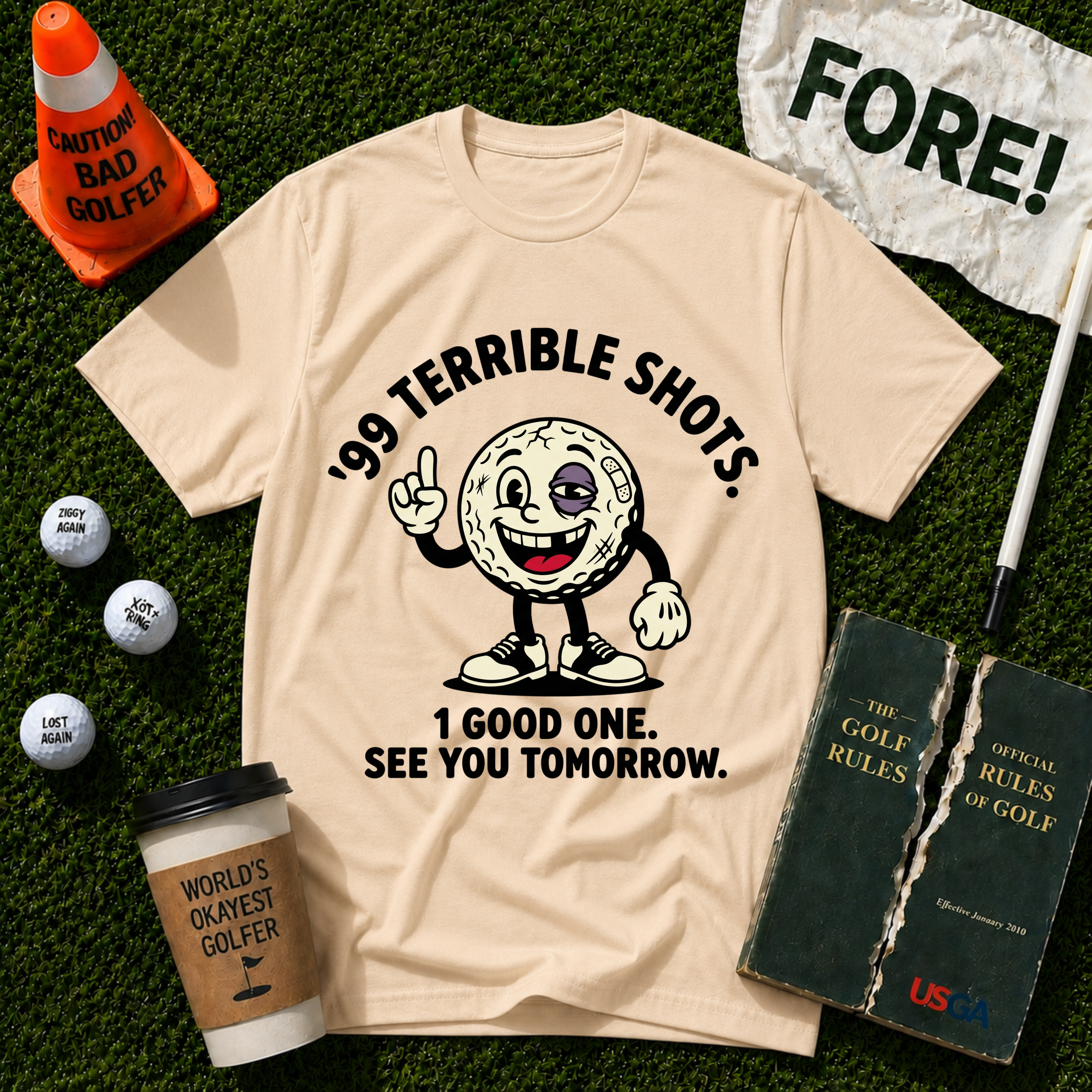"99 Terrible Shots" T-Shirt