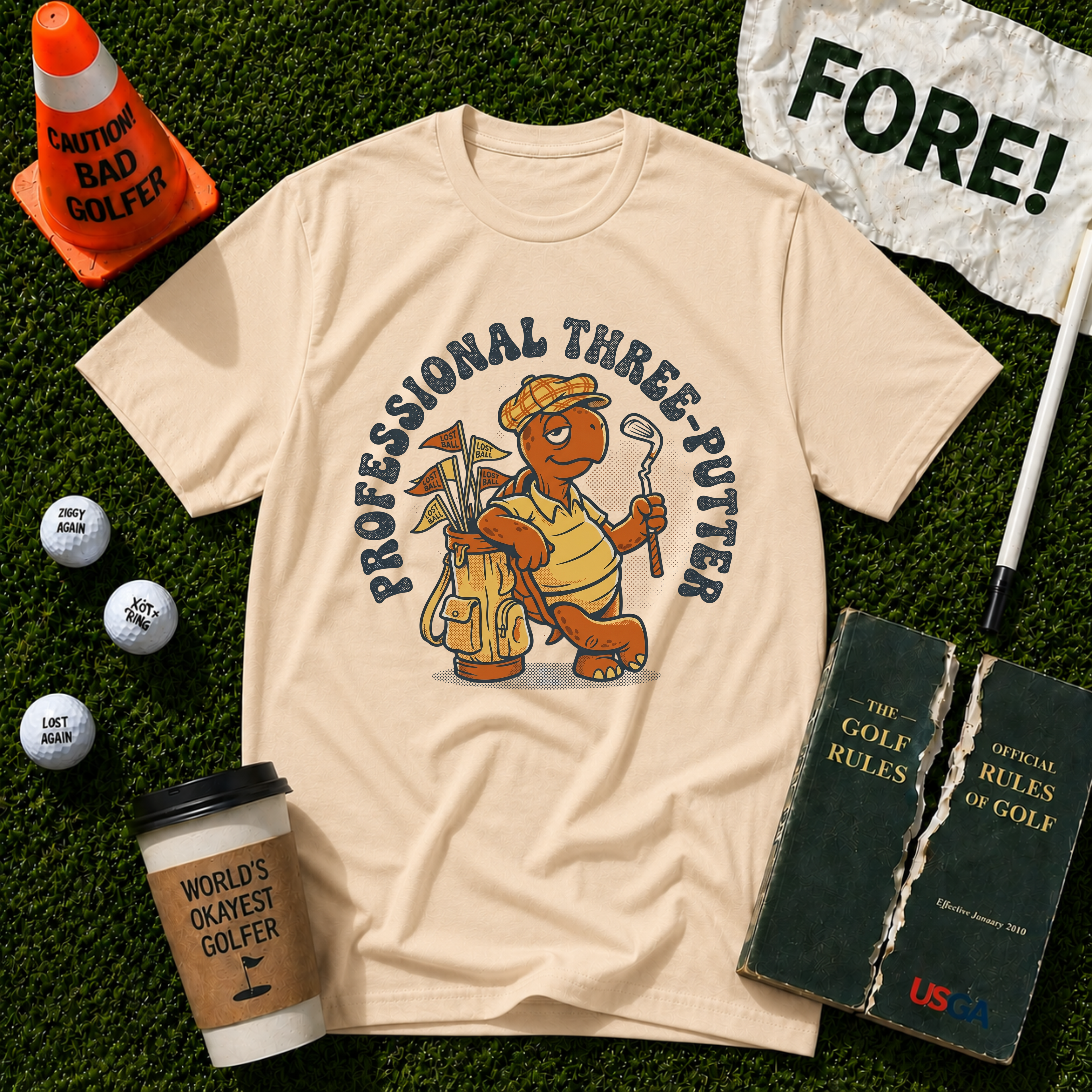 3 Putter T-Shirt