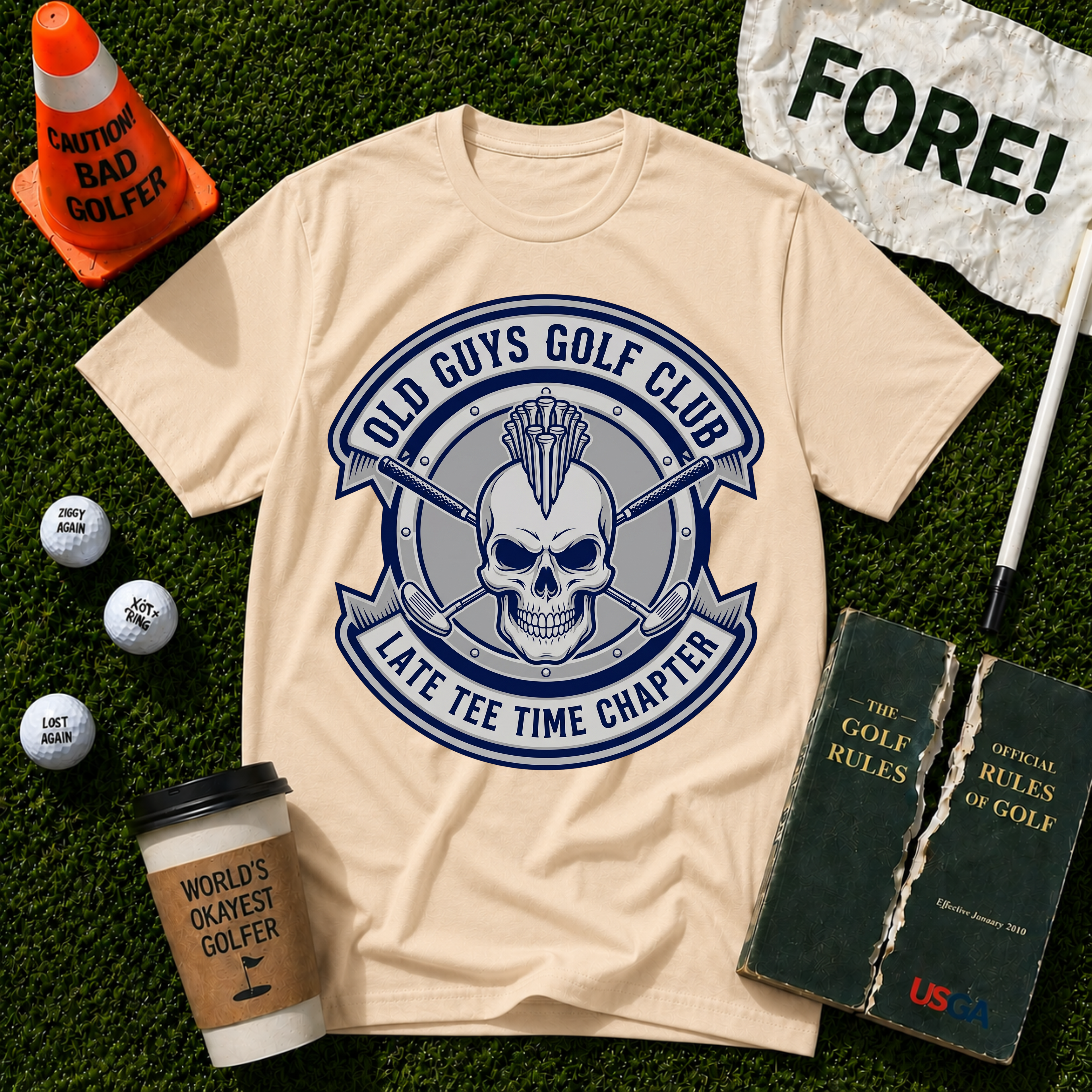 Old Guys Golf Club T-Shirt