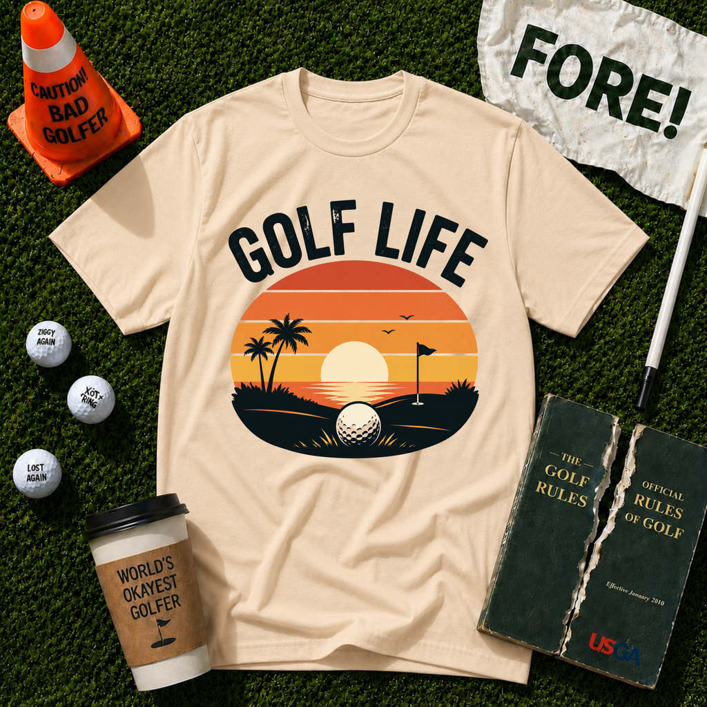 #Golf Life  Tech T-Shirt