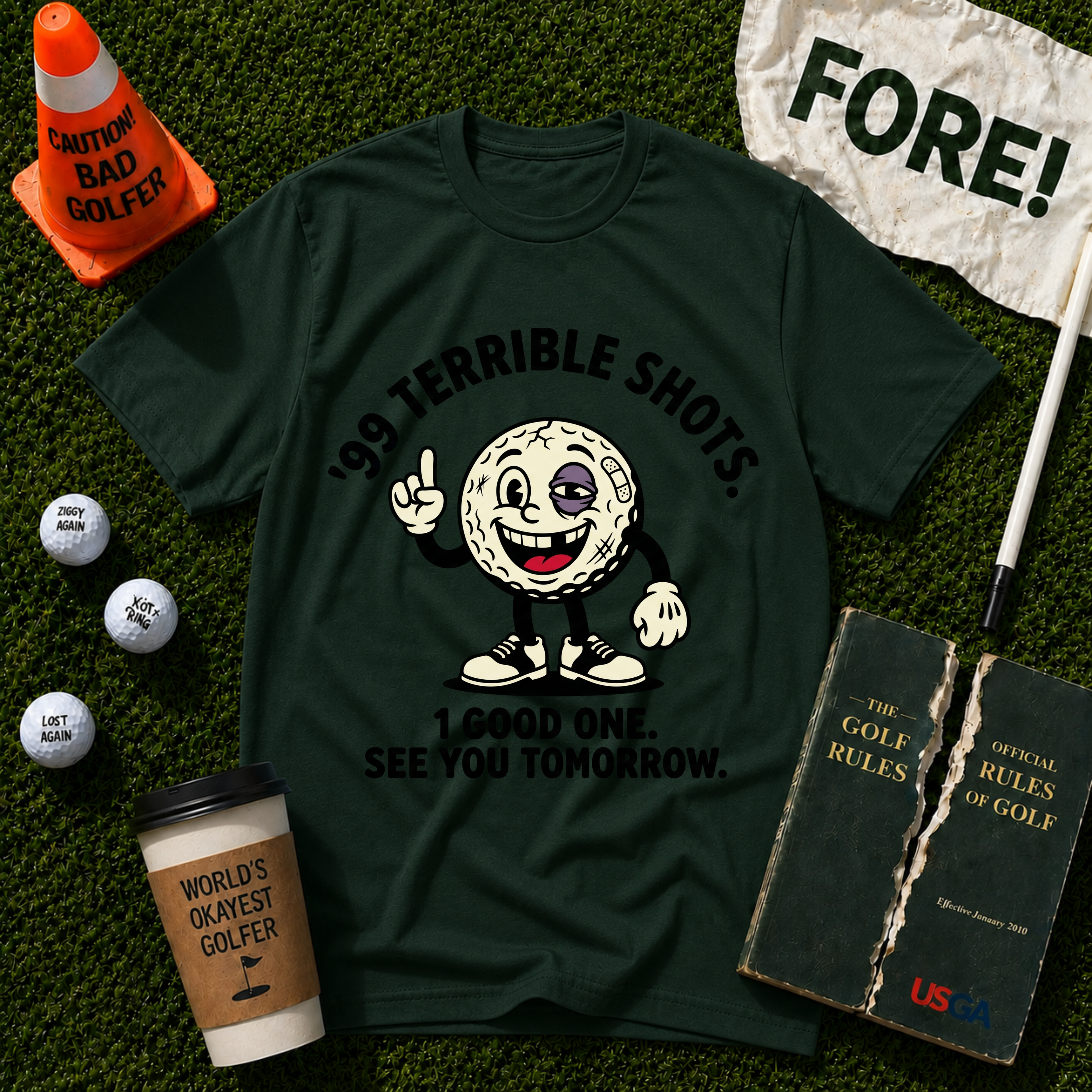 "99 Terrible Shots" T-Shirt