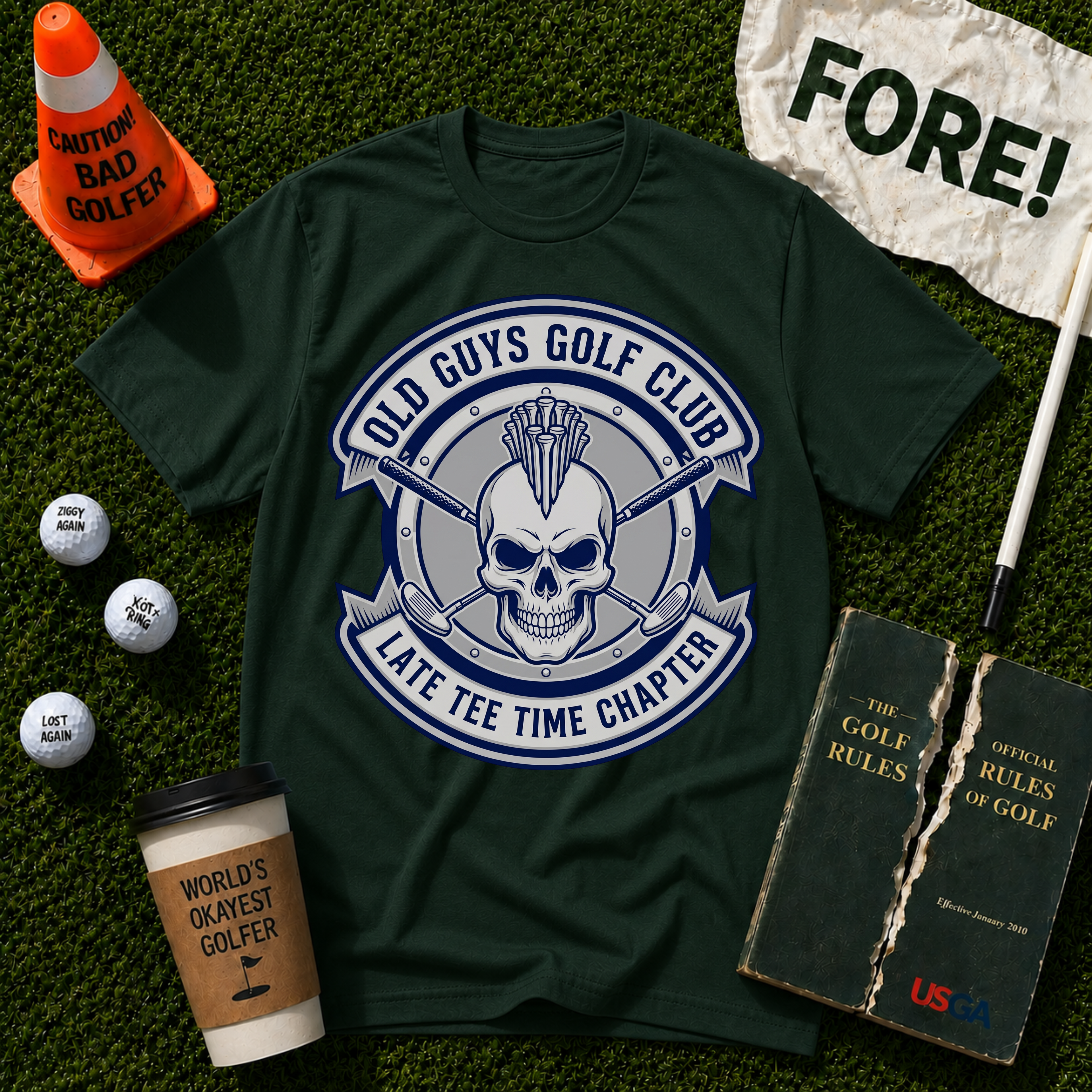 Old Guys Golf Club T-Shirt