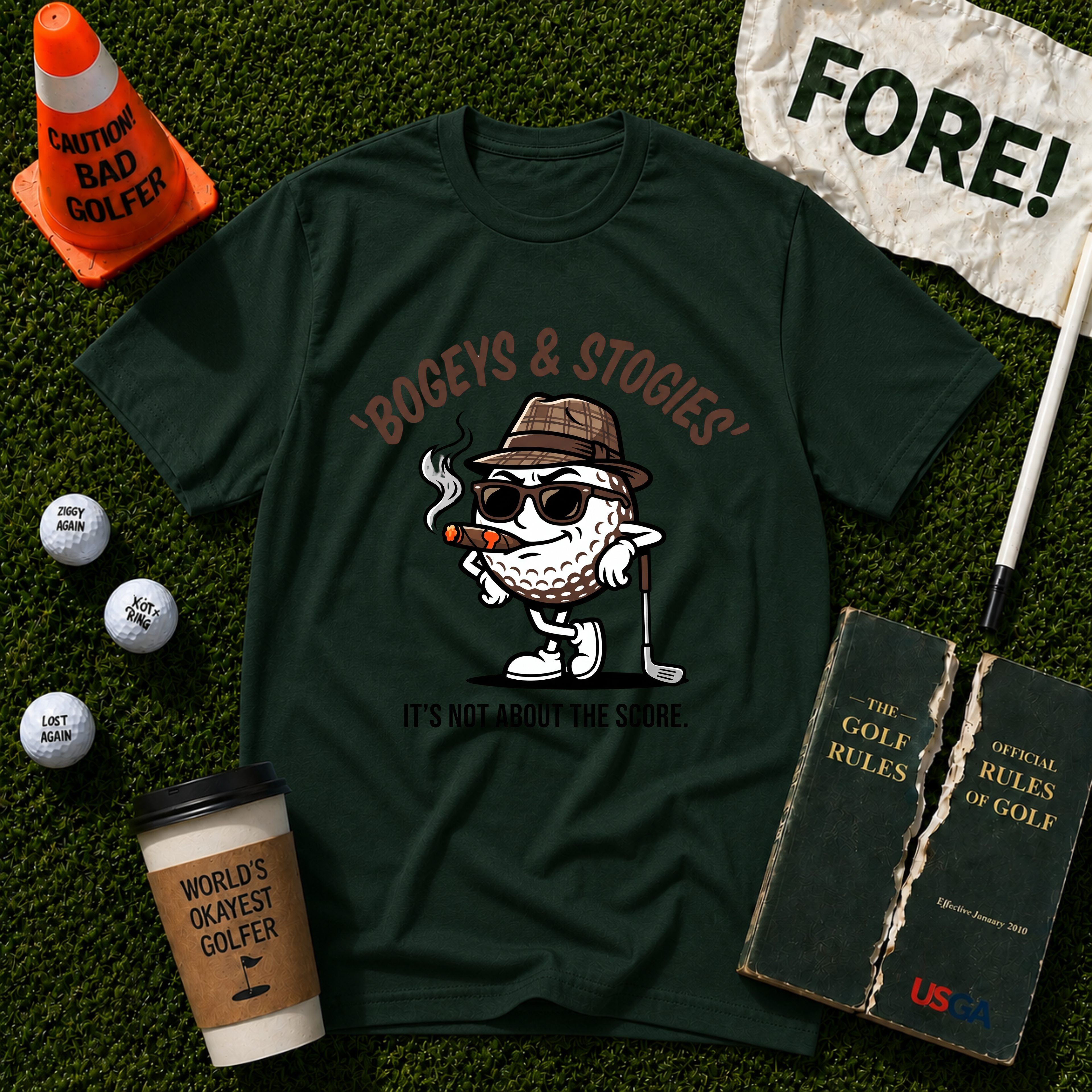 Drives & Ashes Golf Club T-Shirt