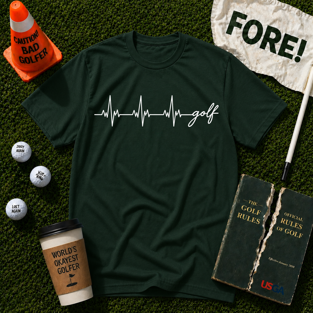 Heartbeat Golf T-Shirt