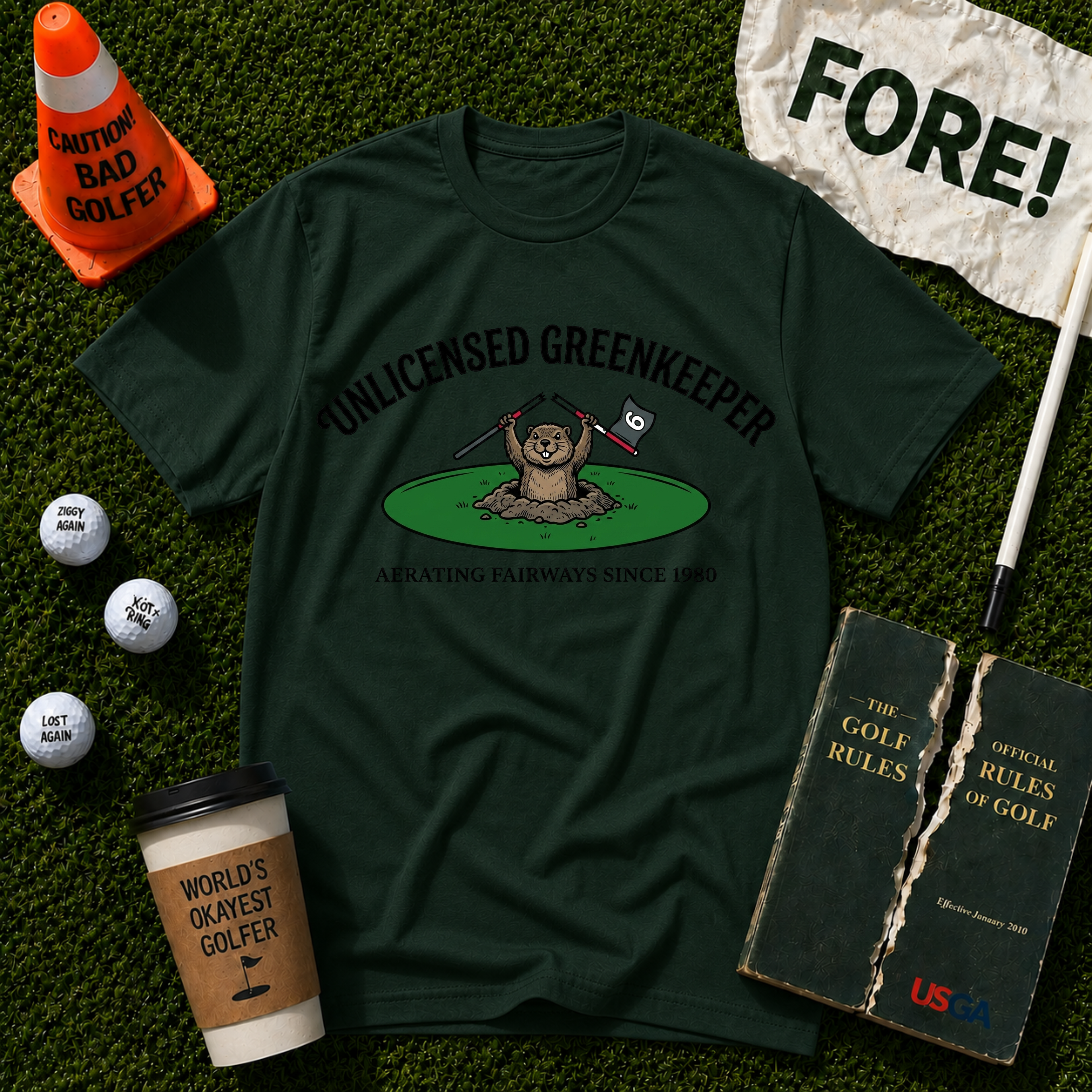 Unlicensed Greenkeeper T-Shirt
