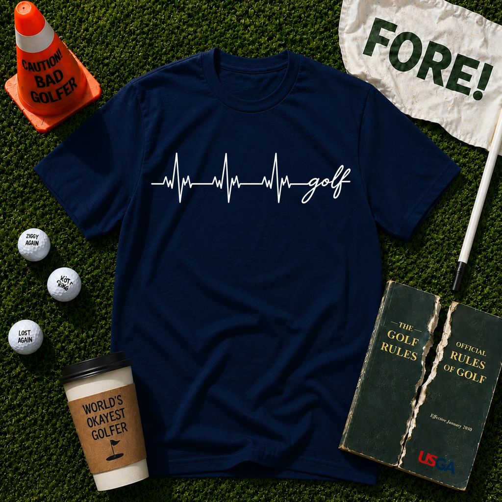 Heartbeat Golf T-Shirt