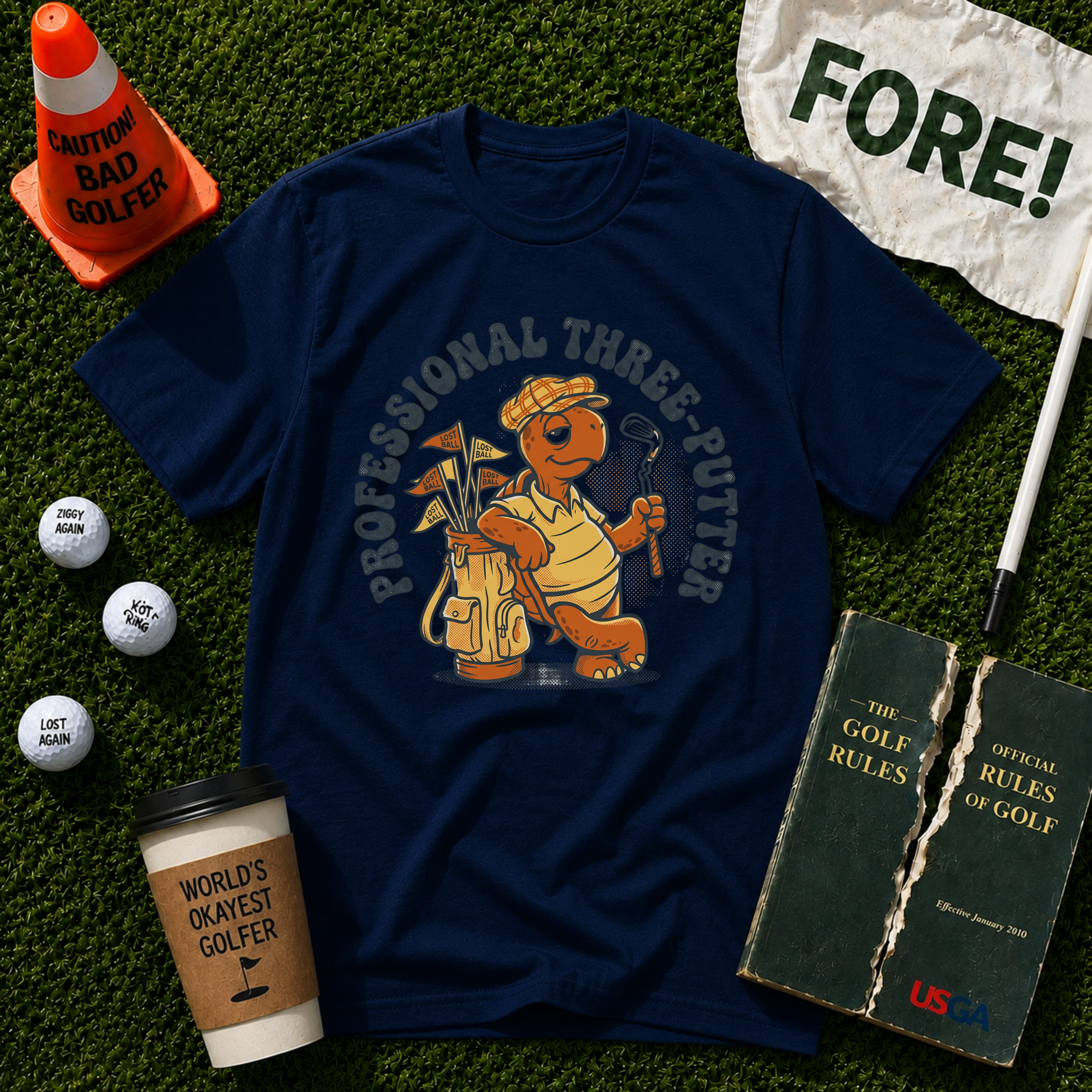 3 Putter T-Shirt