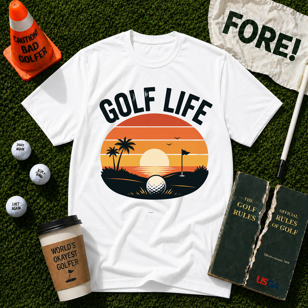 #Golf Life  Tech T-Shirt